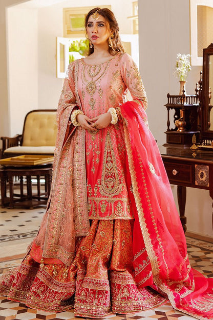 Woman Wedding Gharara , Woman Wedding Dress , Woman Wedding Mehndi Dress