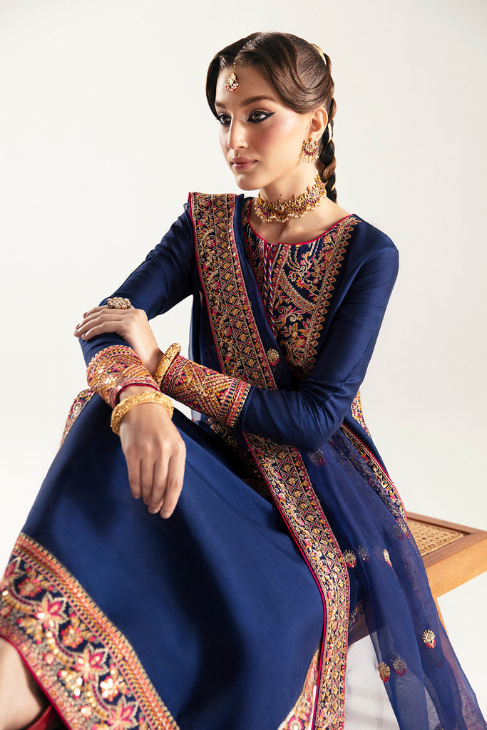 Bridal mehndi dress | Wedding Mehndi Dress | Woman Formal Dress | Woman blue designer dress