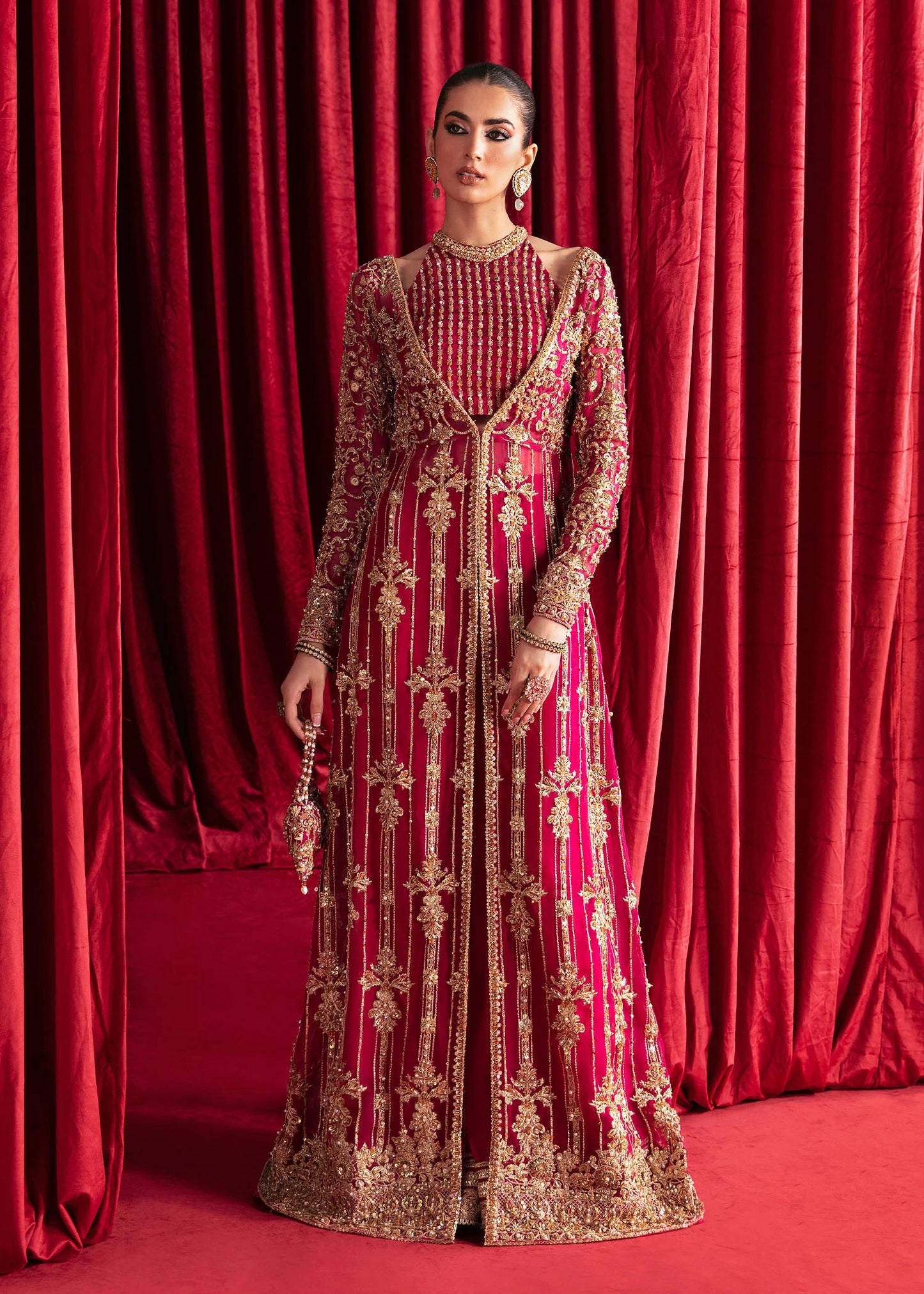 Kanwal Malik - HANIYA , Woman Wedding Maxi Dress , Woman Mehndi Dress , Woman wedding Lehnga Choli