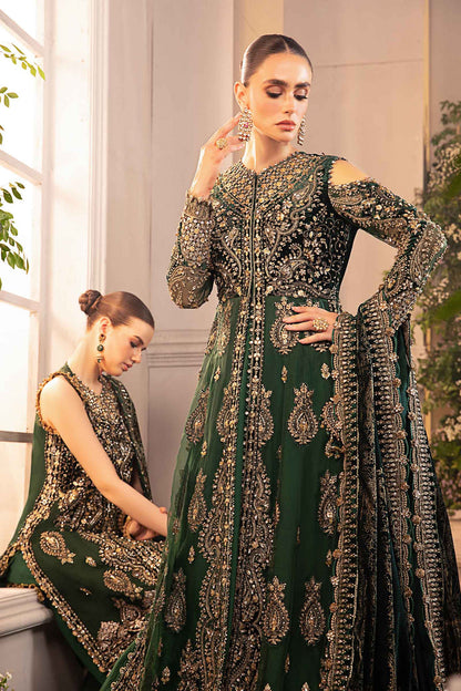 3 Piece Maria B Embroidered Organza Suit | BD-2904