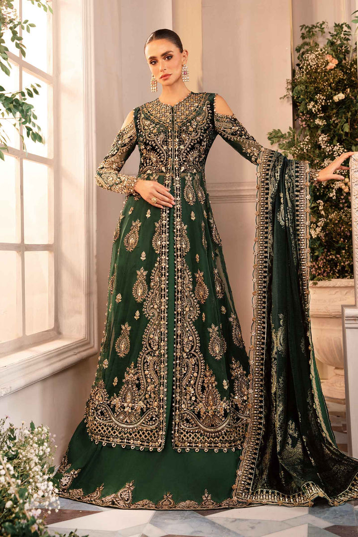 3 Piece Maria B Embroidered Organza Suit | BD-2904