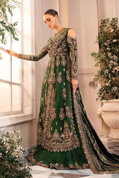 3 Piece Maria B Embroidered Organza Suit | BD-2904