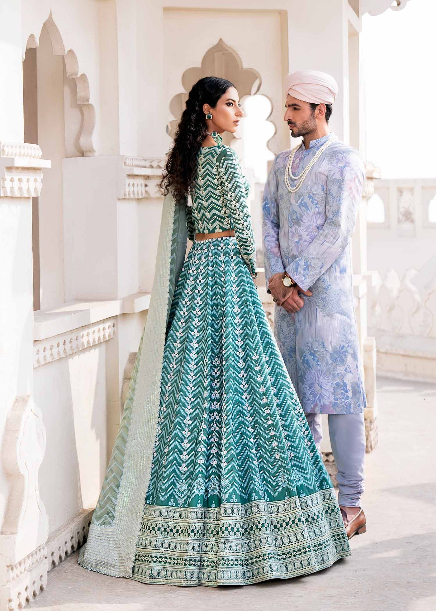 Pakistani Indian Wedding Embroidered Lehenga Choli