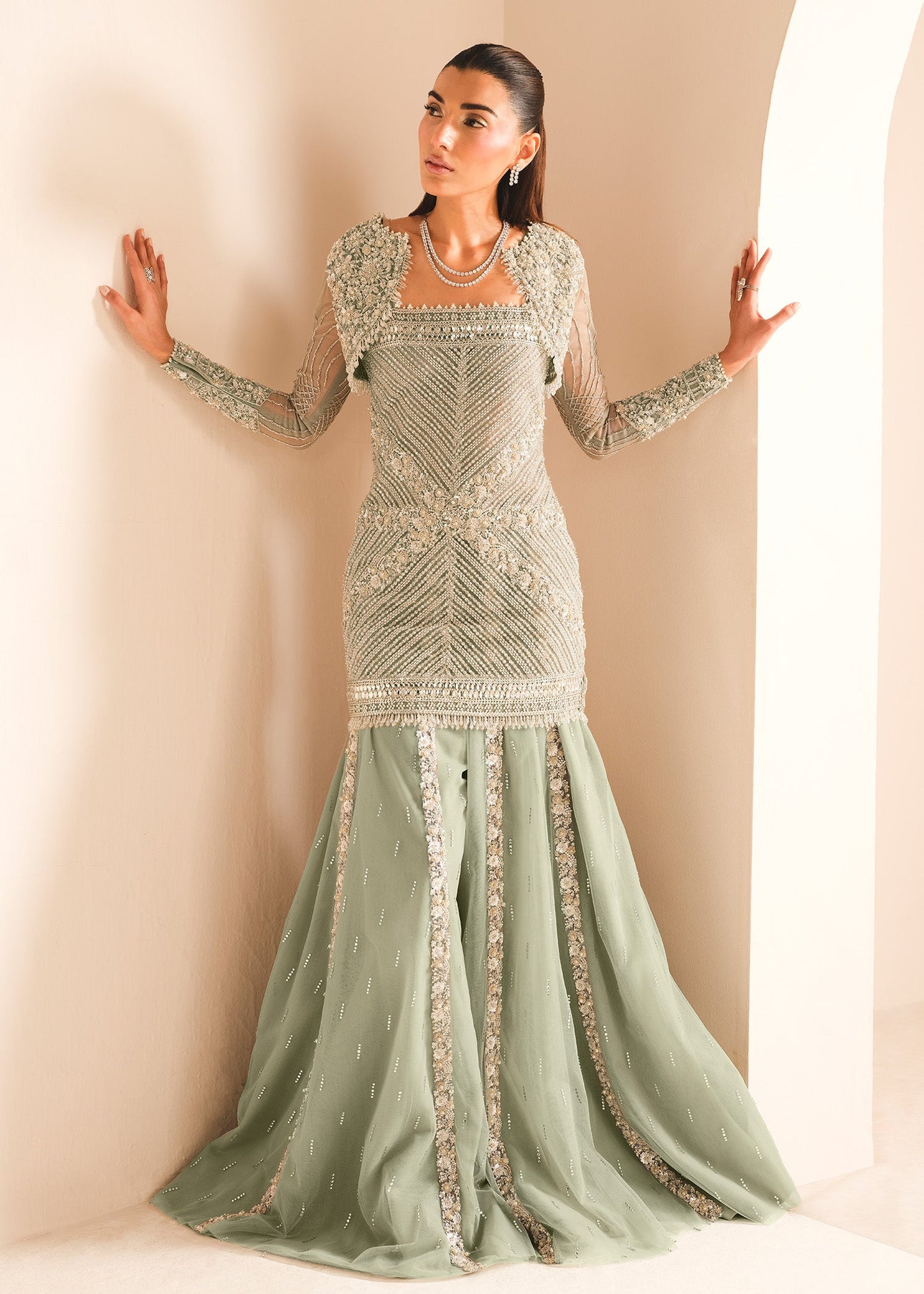 Gleam Saira shakira pista mint wedding edition