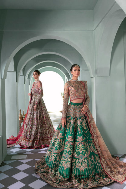 Republic Couture Lehenga B-15 | Pakistani Indian Mehndi Wedding Dress embroidery Lehenga choli maxi bridal Outfit